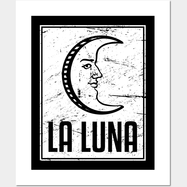 La Luna | Loteria Mexican Tarot Card Wall Art by Wizardmode